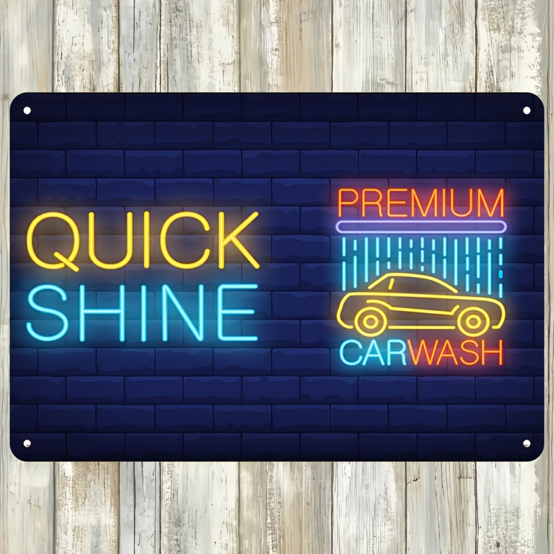 Auto Repair Shops - Letrero Luminoso LED para Lavado de