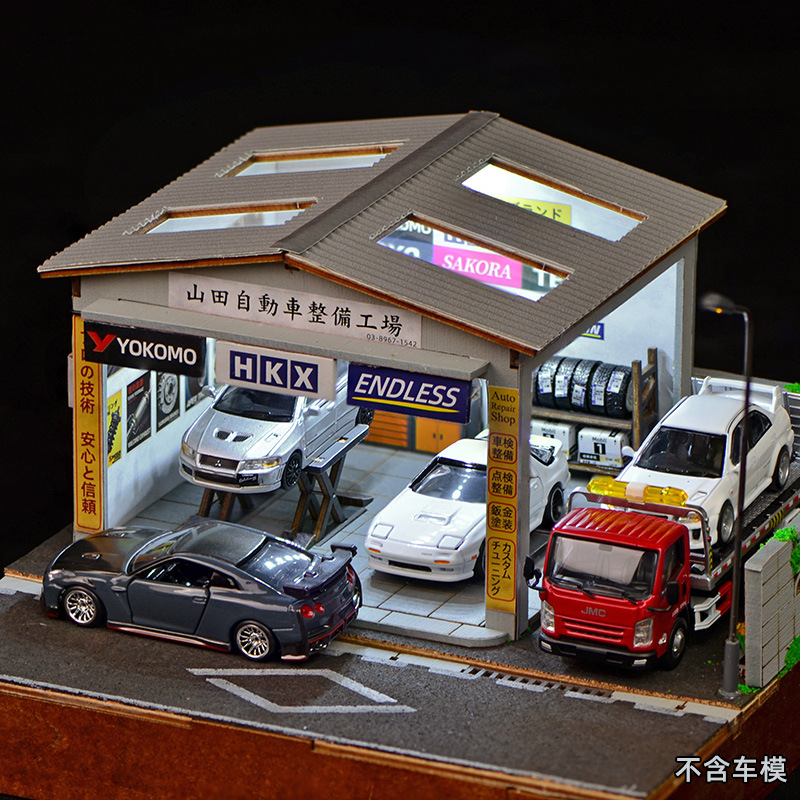 Auto Repair Shops - Kit de Diorama de Taller de