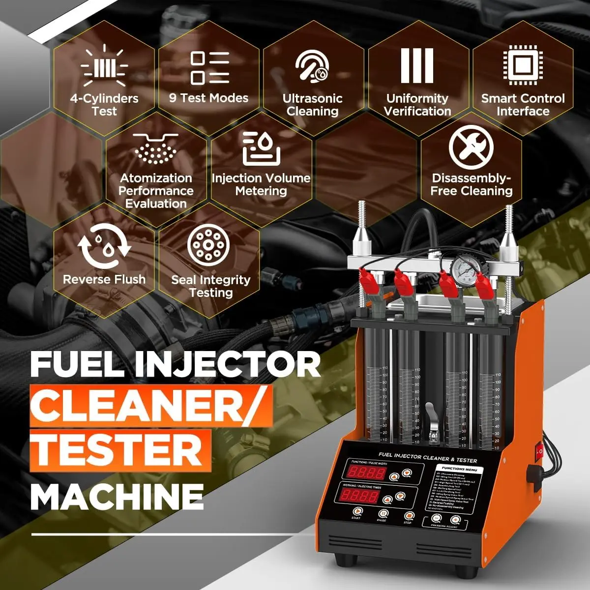 Máquina Limpiadora de Inyector - Fuel Injector Tester reseña y precio