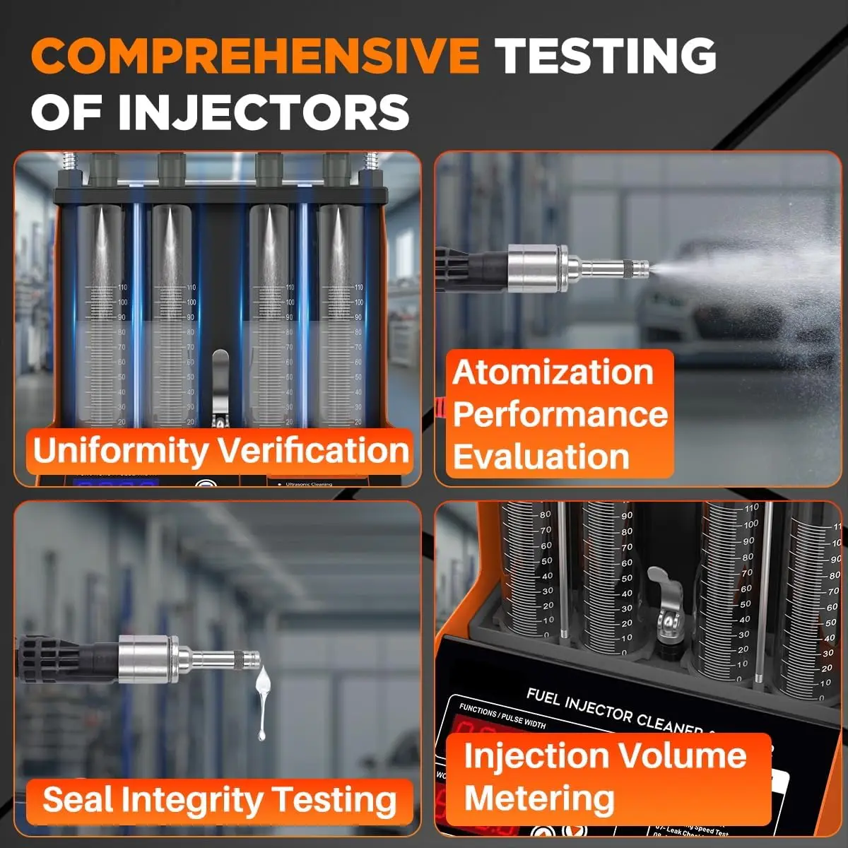 Máquina Limpiadora de Inyector - Fuel Injector Tester reseña y precio