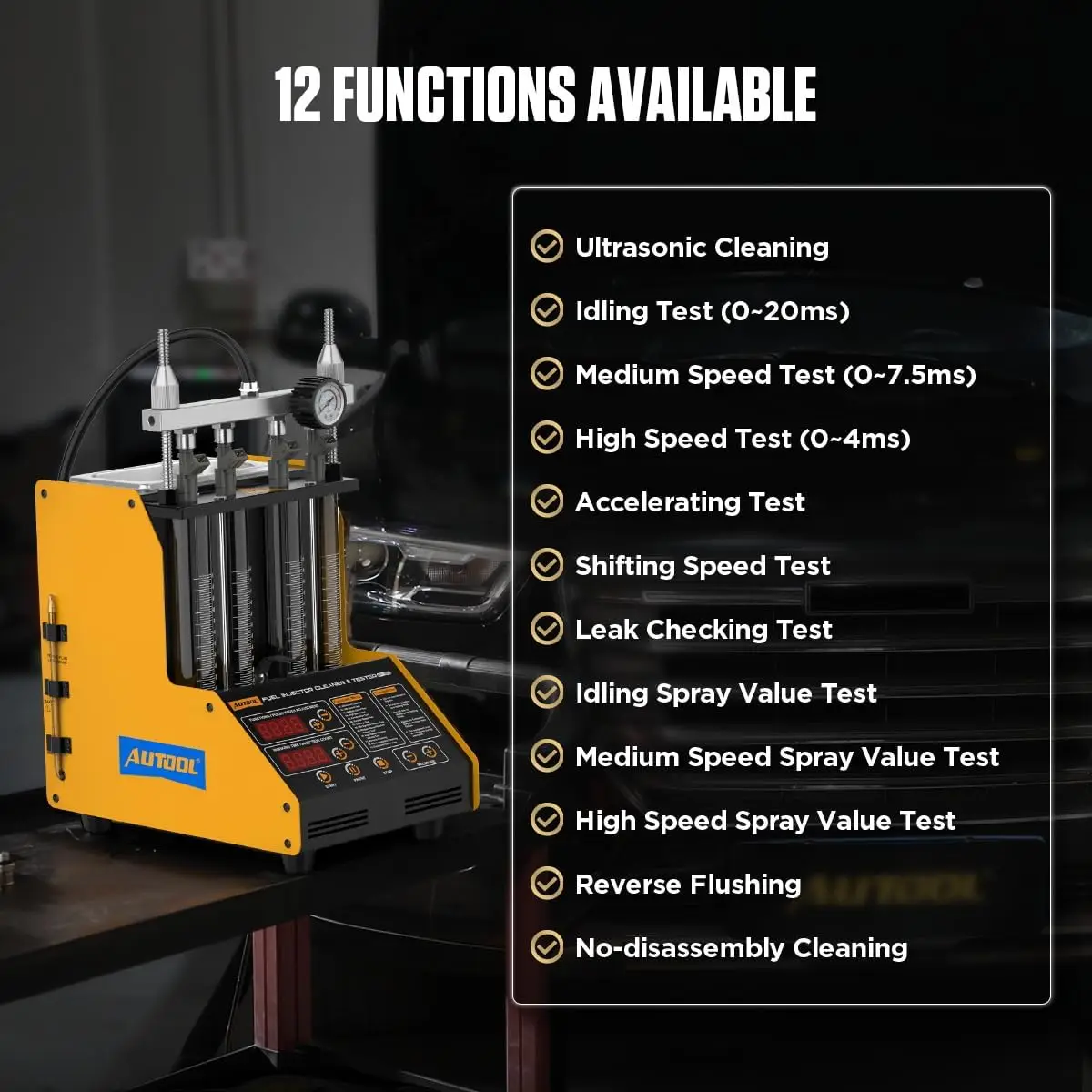 Limpiador y Probador Ultrasóni - Fuel Injector Tester reseña y precio