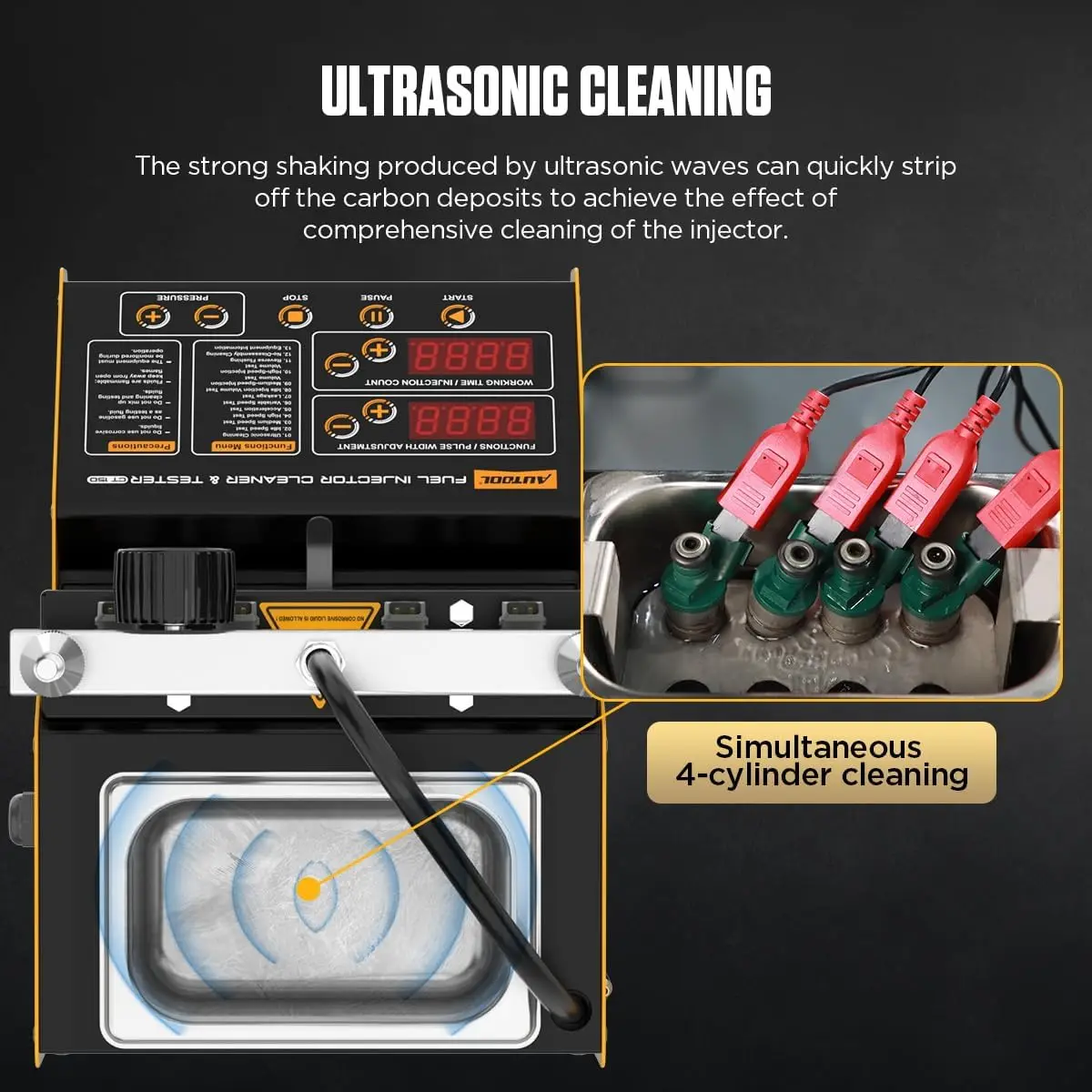 Limpiador y Probador Ultrasóni - Fuel Injector Tester reseña y precio