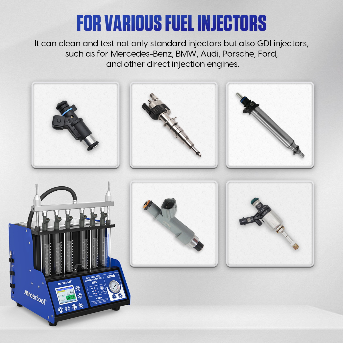 MR CARTOOL V310: dispositivo d - Fuel Injector Tester reseña y precio