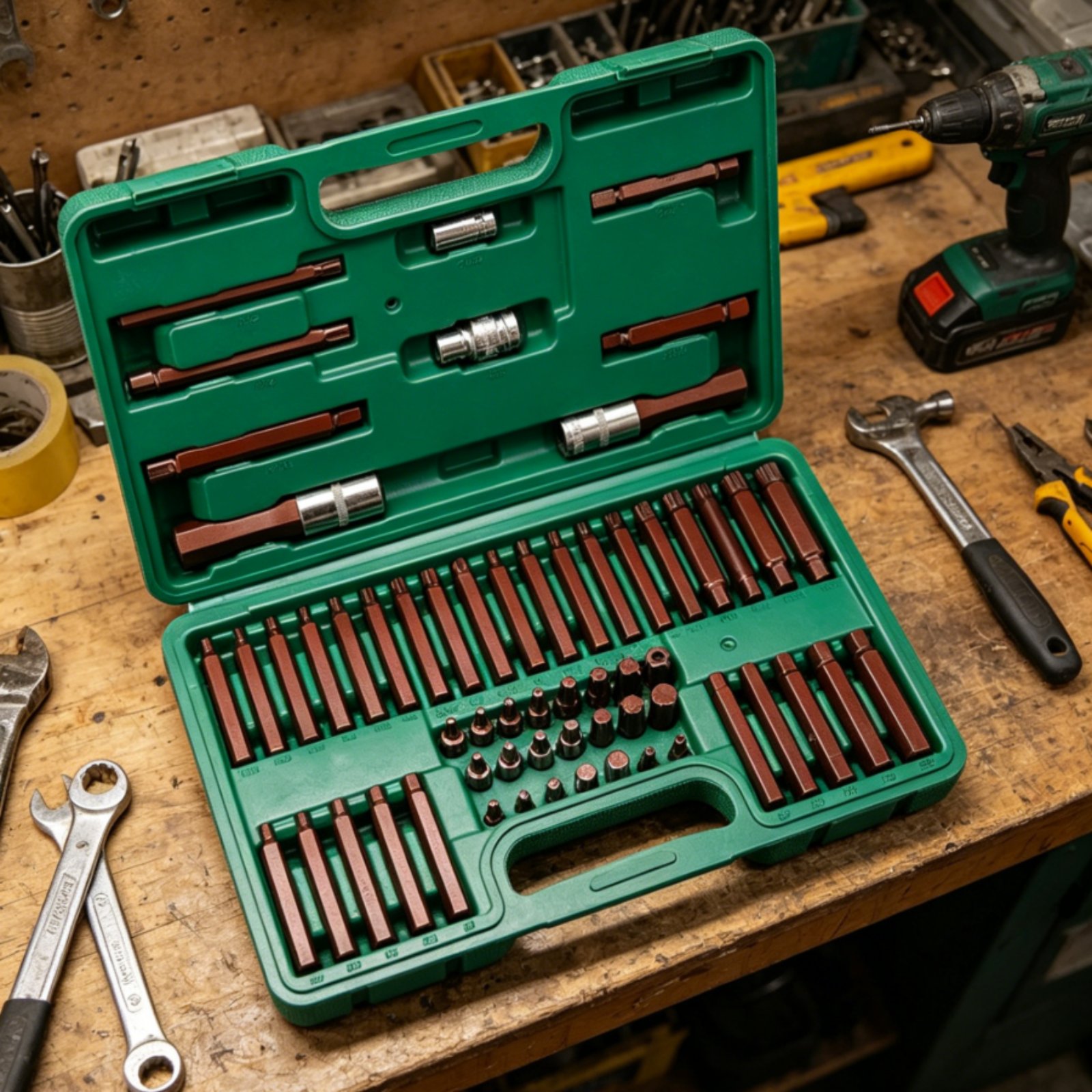 Juego de 60 Puntas de Atornill - Auto Repair Shops reseña y precio