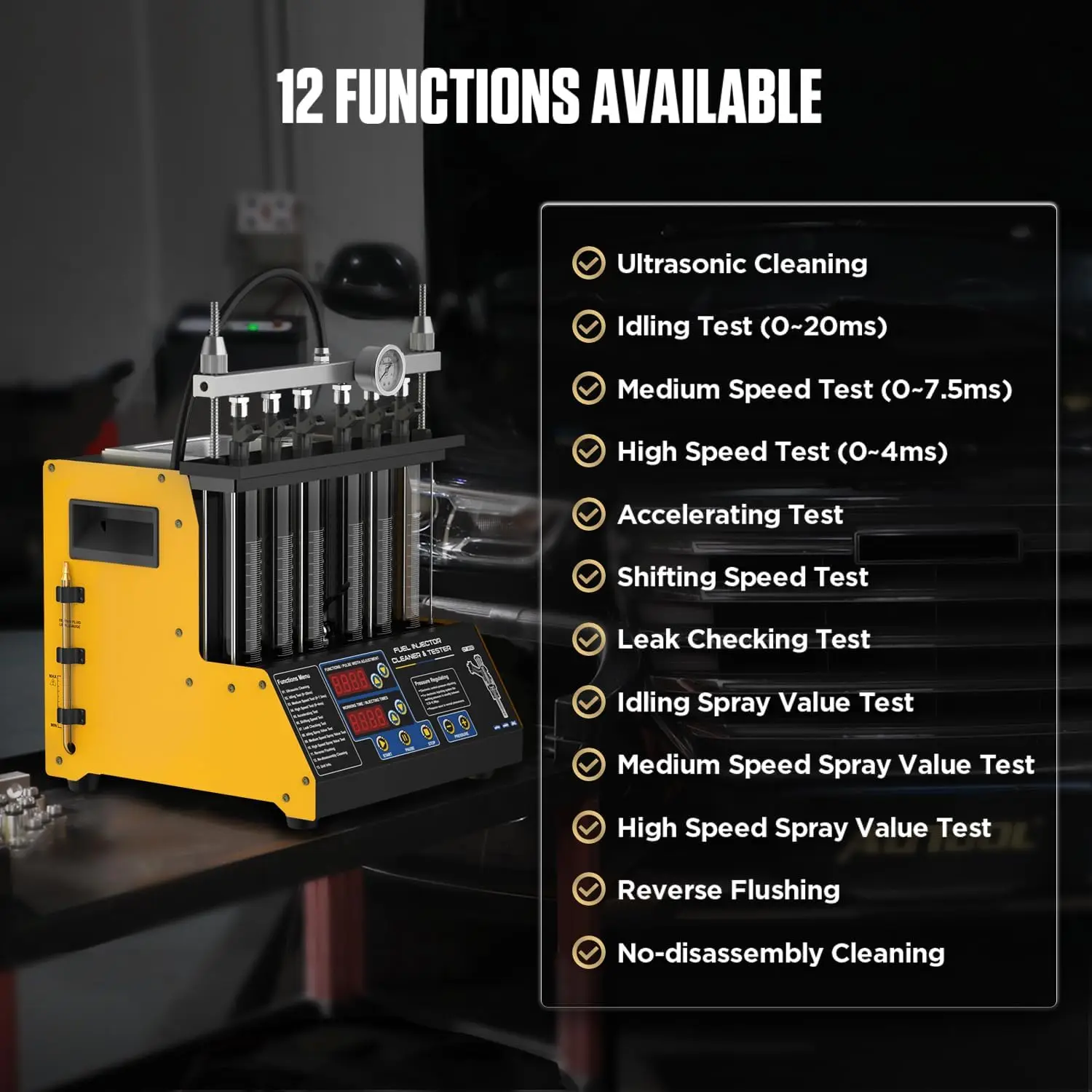 Probador y Limpiador de Inyect - Fuel Injector Tester reseña y precio