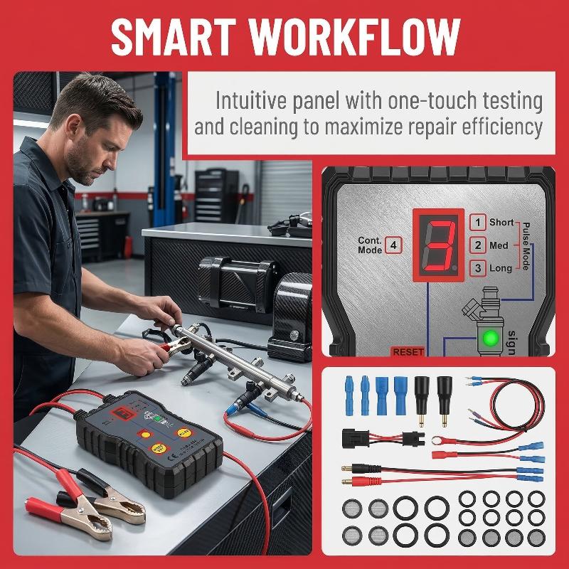 Kit de Prueba y Limpieza de In - Fuel Injector Tester reseña y precio
