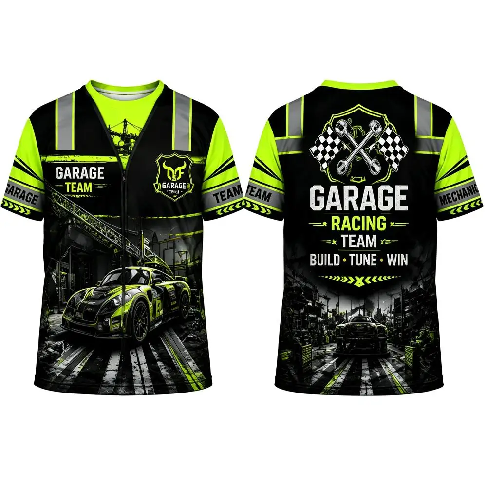 Camiseta de Cuello Redondo Bás - Auto Repair Shop Uniforms reseña y precio